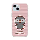 いんこ屋堂のコイネズミヨウム Soft Clear Smartphone Case