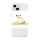 kuppychanの子猫 Soft Clear Smartphone Case