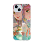 💖宇宙整体♪🌈♪こころからだチャンネル♪💖のThere are infinite rays of love in my eyes Soft Clear Smartphone Case