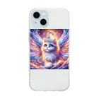 うしおクローバーの銀河姫猫伝説Ｓ Soft Clear Smartphone Case