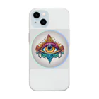 Persona MoMのオレンジの第3のeye Soft Clear Smartphone Case