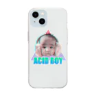 てくのちゃんのクソカワACID BOY Soft Clear Smartphone Case