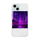 fuuuu160300275の最高夜景グッズ Soft Clear Smartphone Case