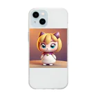 Pitooooのかわいい3Dキャラのグッズ Soft Clear Smartphone Case