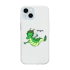 ハナのお店のドラゴン Soft Clear Smartphone Case