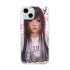 neko_28のスカイブルーの主 Soft Clear Smartphone Case