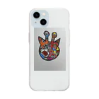 Gallery rootsのAmbiguous きりん Soft Clear Smartphone Case