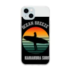 SHONAN-HIROTANのSEABREAZE KAMAKURA SURF Soft Clear Smartphone Case