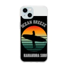 SHONAN-HIROTANのSEABREAZE KAMAKURA SURF ソフトクリアスマホケース