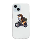 シバライダーロードの柴ライダーロードshiba24 Soft Clear Smartphone Case