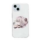 オカユウリ.okayuuriのash girl Soft Clear Smartphone Case