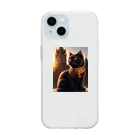 keipoohの貴族の愛した猫　シャムリ Soft Clear Smartphone Case