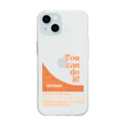 MITSUNORI OFFICIAL SHOPのYou can do it! Soft Clear Smartphone Case