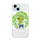 にんにんにんじゃの抹茶の小人 Soft Clear Smartphone Case