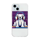 mellowのDJわんこ Soft Clear Smartphone Case