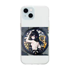 E16のマンホール美女 Soft Clear Smartphone Case