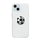 Stella44の幾何学サッカーボール Soft Clear Smartphone Case