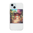 jampackの【風景】寺院 Soft Clear Smartphone Case