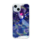 haa-taの夜間飛行 Soft Clear Smartphone Case