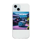 ta95の五箇山合掌造り集落（岐阜県）を旅するワーゲンバス Soft Clear Smartphone Case