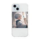 中原ひろふみの望月響 Soft Clear Smartphone Case