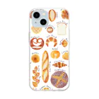 fig-treeのBAKERY_W　スマホケース Soft Clear Smartphone Case