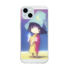 クマのおつまみ777のコロンちゃん Soft Clear Smartphone Case