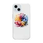 PiXΣLの4 colors / type.3 Soft Clear Smartphone Case