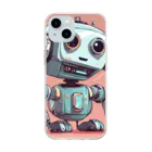 tooru0377のVuittonぽいロボットらしい Soft Clear Smartphone Case