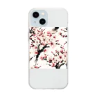 yokoyoko1013のsakura. Soft Clear Smartphone Case