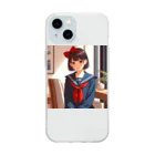 midori_kawaのセーラーキュート Soft Clear Smartphone Case