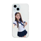 AIるるのAI美女 Soft Clear Smartphone Case