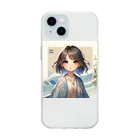 toko-tenの水瓶座 Soft Clear Smartphone Case