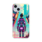 kokoleca_designのTOKYO BOT: 都市探索 Soft Clear Smartphone Case