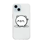 終わらない夢🌈のまんまる🐷ぶたちゃん😍 Soft Clear Smartphone Case