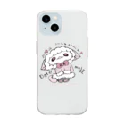 itsuto-こねこしょうしょうめんへらの「ふゆこーで'しき'さん」 Soft Clear Smartphone Case