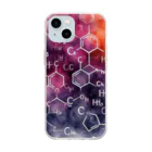 science closet（科学×ファッション）の惑星の化学反応式 Soft Clear Smartphone Case