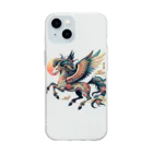 FUMYの雅彩ペガサス - Gasa Pegasus Soft Clear Smartphone Case