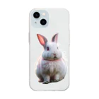 kawachi-sanのusagi Soft Clear Smartphone Case