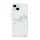 BassyDesignのあっくん(5さい)の絵 Soft Clear Smartphone Case