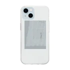 rilybiiのtulipe gris bleu . Soft Clear Smartphone Case