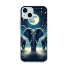 FUMYのNight  Elephant Symphonic Soft Clear Smartphone Case