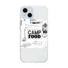 rokkakukikakuのCAMP FOOD Soft Clear Smartphone Case