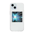 weblab100の光速移動 Soft Clear Smartphone Case