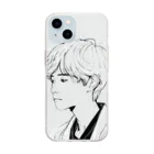 Matsue Hannaのハーフ系イケメン男子 Soft Clear Smartphone Case