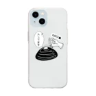 Simizimi_sizimiのしみじみしじみの中身入ってます。 Soft Clear Smartphone Case