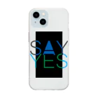 HugoDesignsのSay Yes! ソフトクリアスマホケース