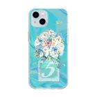 &i Designのアンドアイデザイン 数秘＆カラー🄬オマージュボトル　スマホケース Soft Clear Smartphone Case