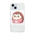 TOM24の済んだ瞳のハリーくん Soft Clear Smartphone Case