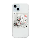 BochiBoochi-walkerのジオメトリーA45 Soft Clear Smartphone Case